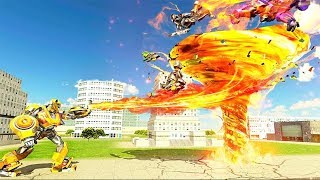Tornado Robot Transformation Game | Tornado Robot Wars: Robot Simulator - Android GamePlay 3D screenshot 1