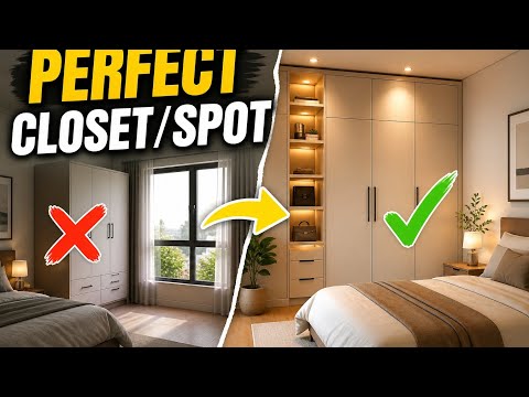 Smart Closet/Wardrobe Placement Tips | Interior Design
