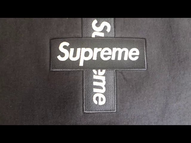 How To Spot Real Vs Fake Supreme Cross Box Logo Hoodie – LegitGrails