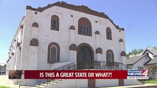 Geary's First Baptist Church had its beginnings as an early 'opera house'