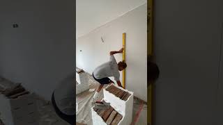 Tip for brick slips (keeping half bond) #brickwork