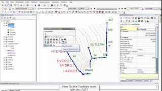 InfoSWMM Toolbars