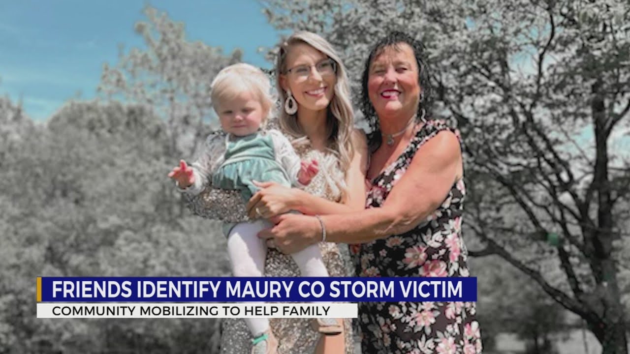 Friends identify Maury County storm victim - YouTube