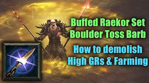 How to Demolish High GRs with the New Top Tier Boulder Toss Raekor Barb FULL BUILD GUIDE S26