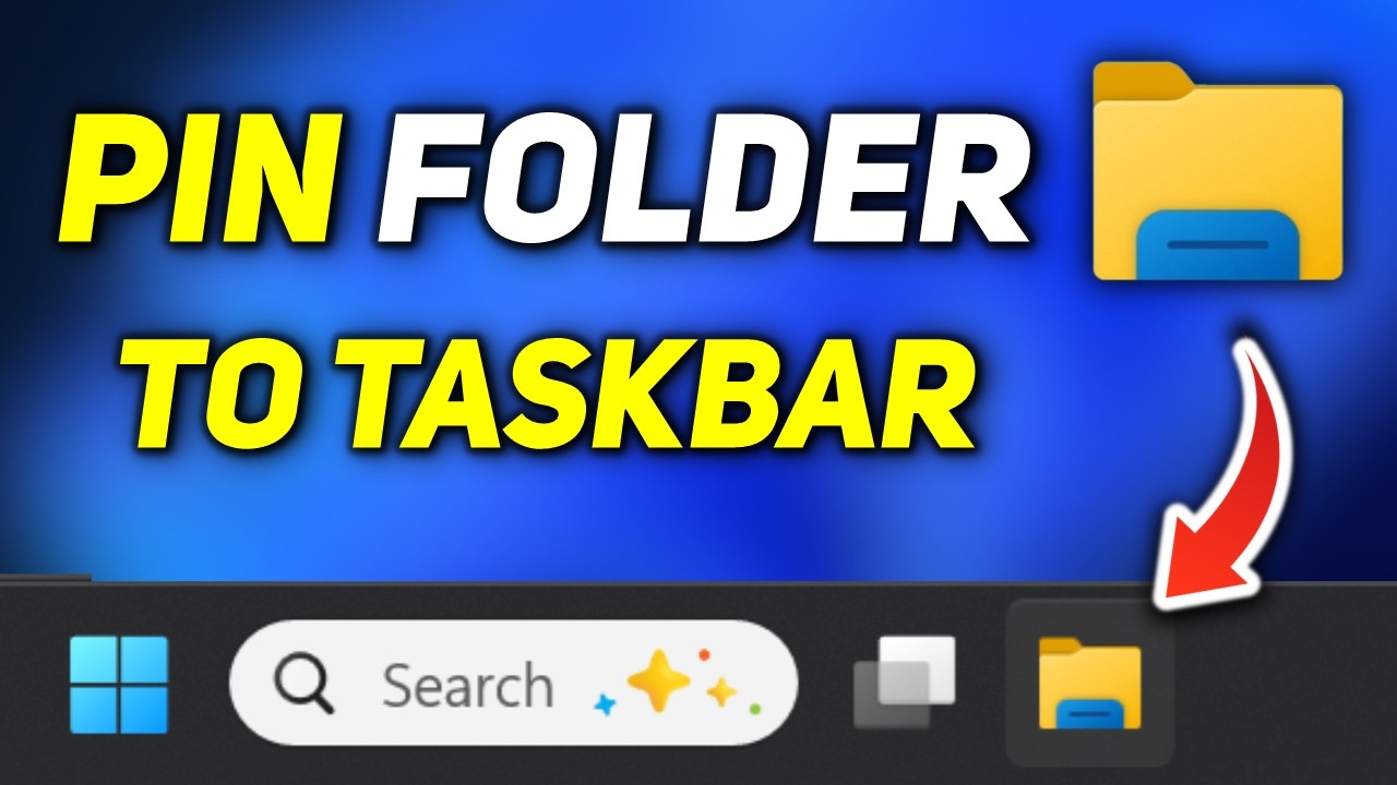 How to Pin Folder to Taskbar Windows 11 – Quick & Easy Method - YouTube