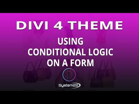Divi 4 Using Conditional Logic On A Form 😎