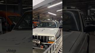 Driving the Jeep Cherokee out