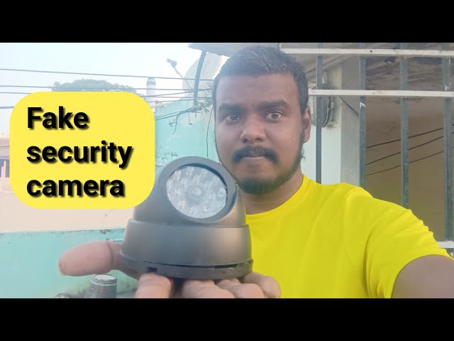 Fake security camera 📸| CCTV camera installation for Home