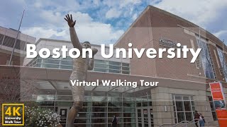 Бостонский университет (Boston University) - Часть 2 - Виртуальная пешеходная экскурсия [4k 60fps]