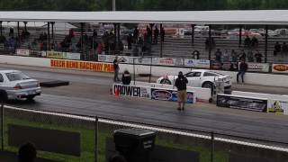 9 Second C6 Vette vs EVO.
