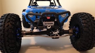 RC4WD Warn 9.5 cti Winch install on an Axial Racing Wraith