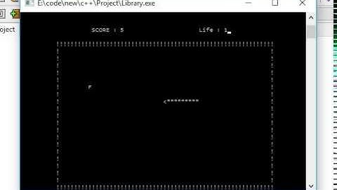 Snake game in C Language Project  1 | C Language Project