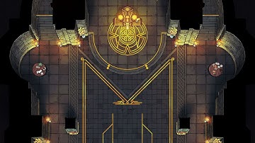 The Dwarven Throne Room battle map
