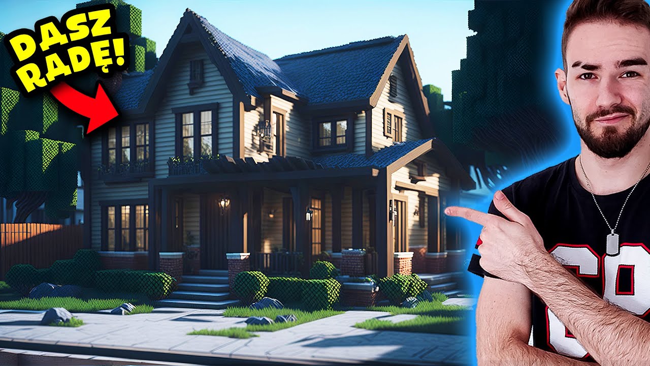 Загородный деревянный дом в майнкрафт | 219