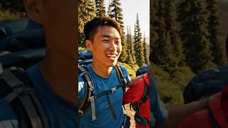 Video of friends on a hike