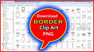 How to download border clipart in png | Border ClipArt Kaise Download Karte hai