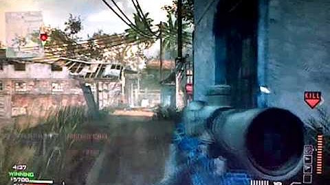 1 bullet 3 kills with the MSR