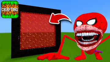 How to Make A Portal To The Spiderman Tapes Dimension in Crafting and Building!
