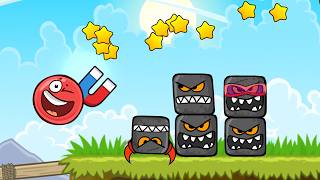 Red Ball 4 But It's A God Mode | When Red Ball Get The Magnet Star screenshot 4