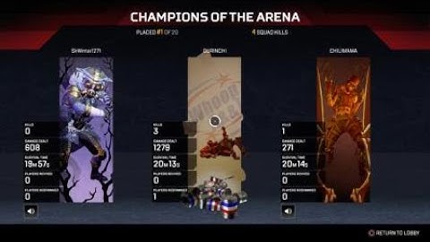 APEX LEGENDS Final kill trade