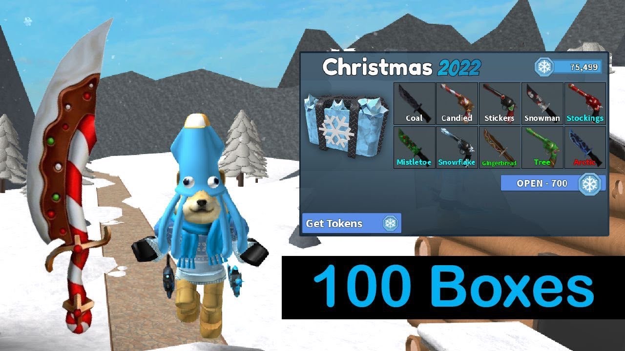 [MM2] Live Christmas Unboxing (100+ Boxes) & More YouTube