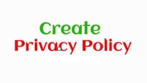 How to create a privacy policy page for wordpress site - Bangla Tutorial
