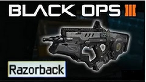 Black Ops 3: best class set up for the "RAZORBACK" (BO3 MULTIPLAYER)