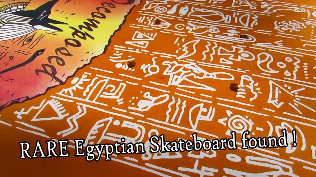RARE Egyptian skateboard found ! YouTube