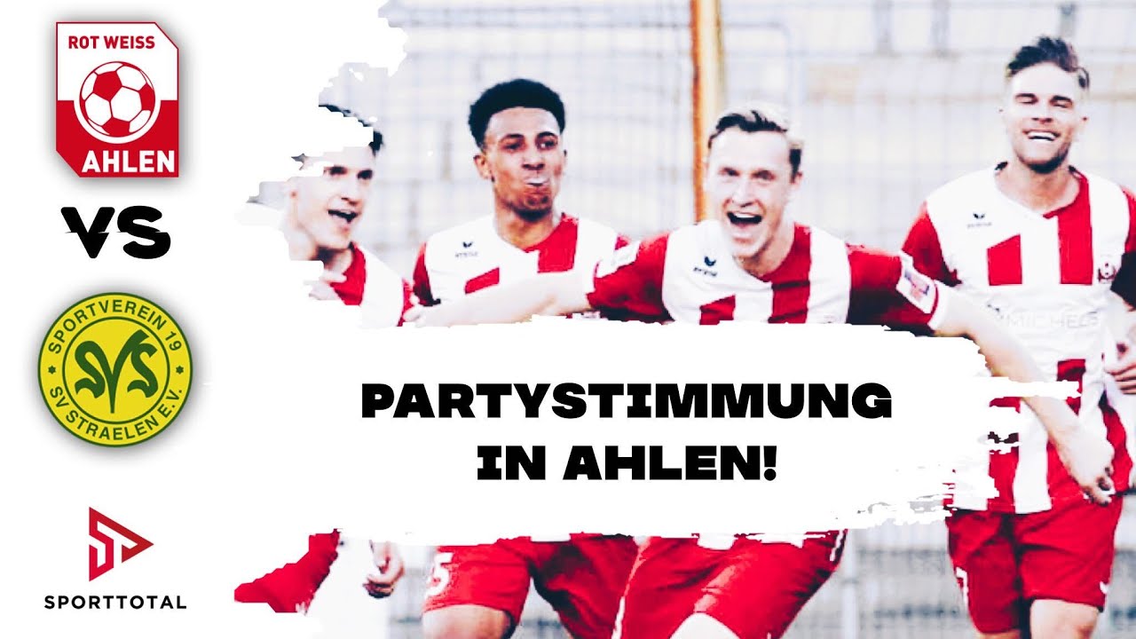 Spektakulär! RW Ahlen holt den Klassenerhalt | Rot Weiss Ahlen vs. SV Straelen | Regionalliga West