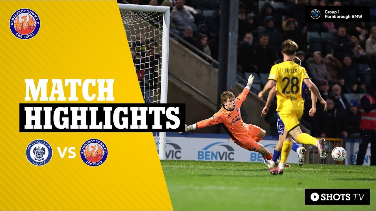 ОСНОВНЫЕ МОМЕНТЫ МАТЧА Против «Рочдейл АФК» (А)