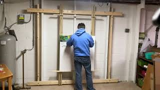 DIY Making a large wall easel