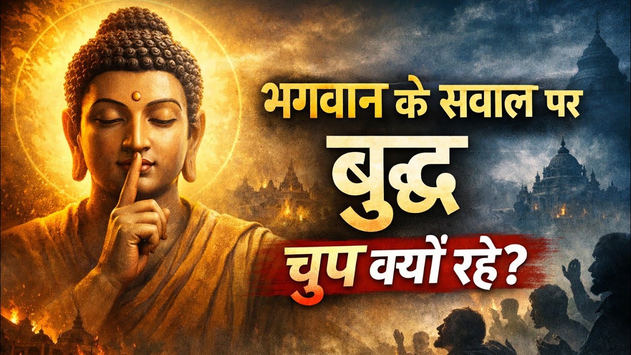 भगवान के सवाल पर बुद्ध चुप क्यों रहे? | Gautam Buddha Silence Mystery | Buddh vichar 