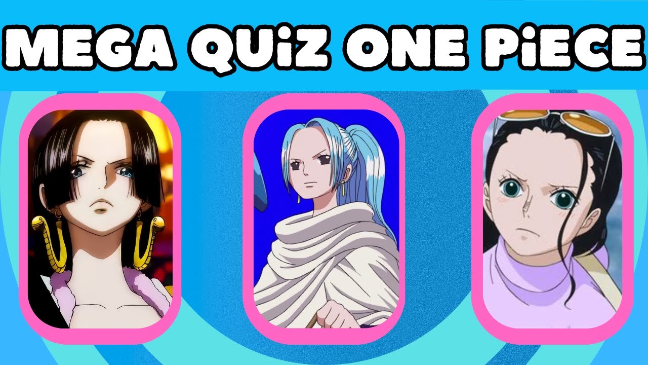 Quiz One Piece 🏴‍☠️ | Só Verdadeiros Fãs Conseguem Acertar Todas! - desafio quiz D-