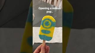 Opening minion popsicle #shorts