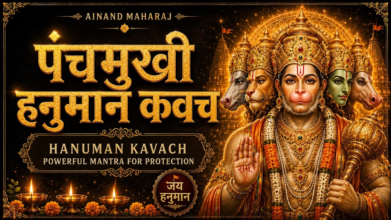 पंचमुखी हनुमान कवच — हनुमान मंत्र