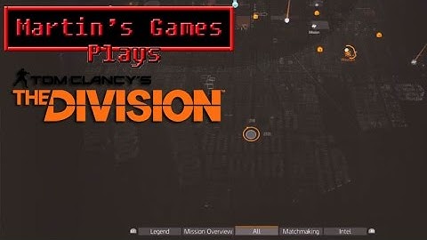 The Division - Map Bug (PS4 Game Play)