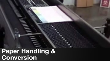 Colored Paper Indexing on a Shuttleworth SmartFeed Conveyor