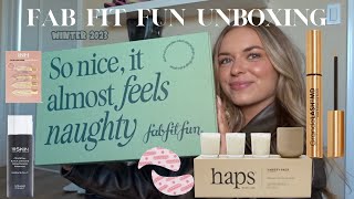 FAB FIT FUN WINTER 2023 UNBOXING *are the products worth it? + discount code*