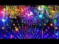 Colorful Fireworks & Christmas Lights – Festive Neon Background Loop (10 Hours, 4K UHD)