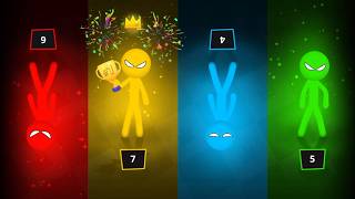 Stickman Party Gameplay - PIZZA TIME, ICE CREAM MASTER & MISSILE BATTLE CHAOS! 🍕🍦🚀🔥 screenshot 2