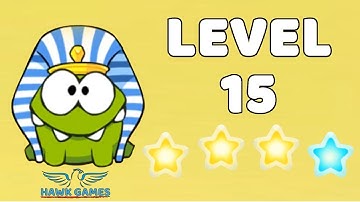Cut The Rope: Time Travel - Level 4-15 [Ancient Egypt] 4 Stars Walkthrough