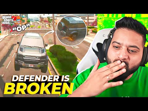 BEST CAR IN GTA 5 RP (DEFENDER OP) | GTA 5 Funny Moments & Fails