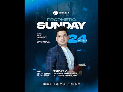 🔴Live | Prophetic Sunday Service | Sis : Diya Shyam Mac | Pr. Shyam Mac.