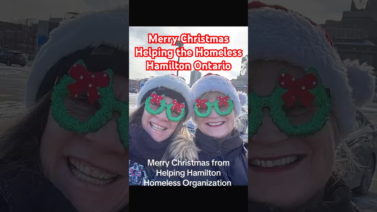 Homeless Christmas drive carpool caravan tent visiting 