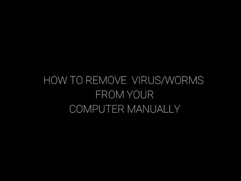 Video: How To Remove A Network Worm