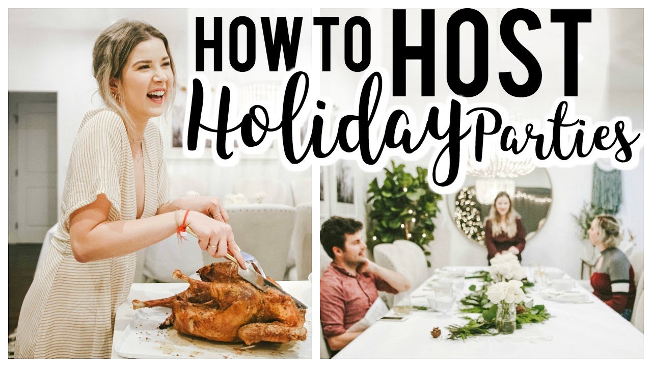 HOW TO HOST: HOLIDAY DINNER | Meghan Rienks - YouTube