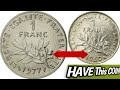 🇫🇷 1 Franc Coin (1960 & 1977) – Classic French Currency Featuring Marianne