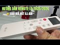 Hướng Dẫn Sử Dụng Remote Điều Hoà LG 2025/2026 – Giải Thích Nút A.I Air. 