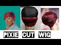 DIY/ Pixie Bowl Cut Wig/BEGINNERS FRIENDLY