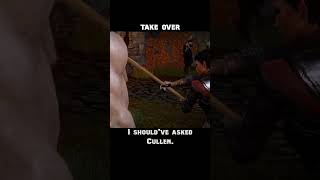 take over — Dragon age : Inquisition dialogue scene